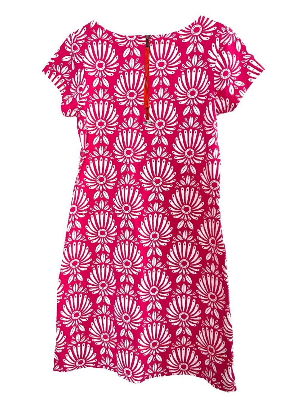 Hatley Pink Floral Tshirt Dress 100% Cotton Casual Summer Midi Dress Size Small - Picture 3 of 9